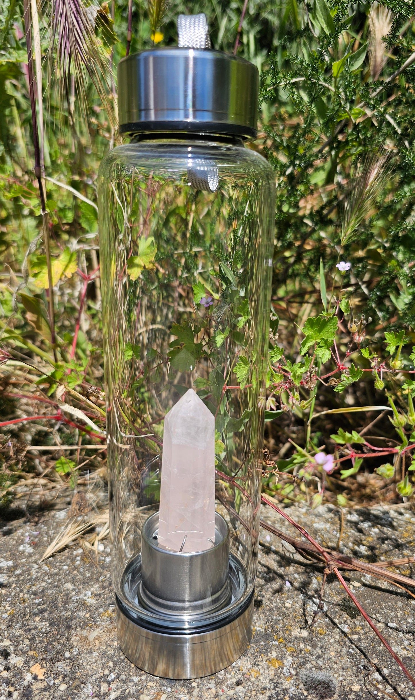 Bouteille Tadasana Pointe Quartz Rose