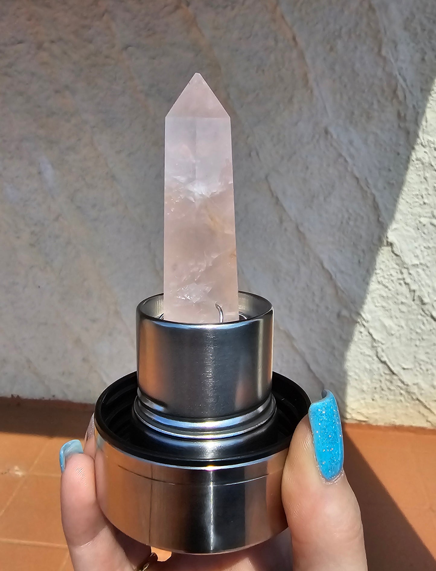 Bouteille Tadasana Pointe Quartz Rose