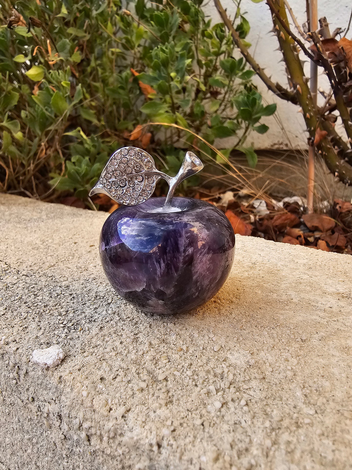 POMME 45MM AMÉTHYSTE BRÉSIL A (1 PIÈCE)
