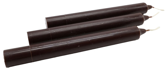 Bougie Teintée Masse 22cm - Marron - À l'unité