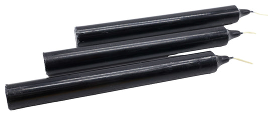 Bougie Teintée Masse 22cm - Noir - À l'unité