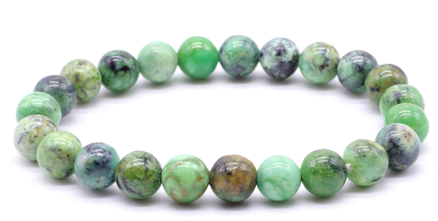 Bracelet Variscite perles 8mm A