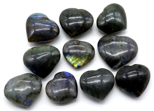 Coeurs Labradorite AAA ( 1 PIÈCE )