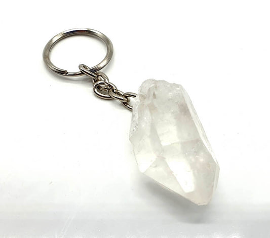 Porte-Clés Cristal de Roche brute 3cm