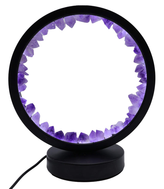 Lampe Ambiance Améthyste 22cm