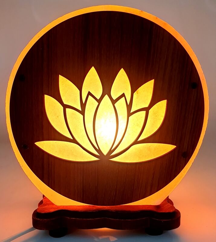 Lampe de Sel : Fleur de Lotus