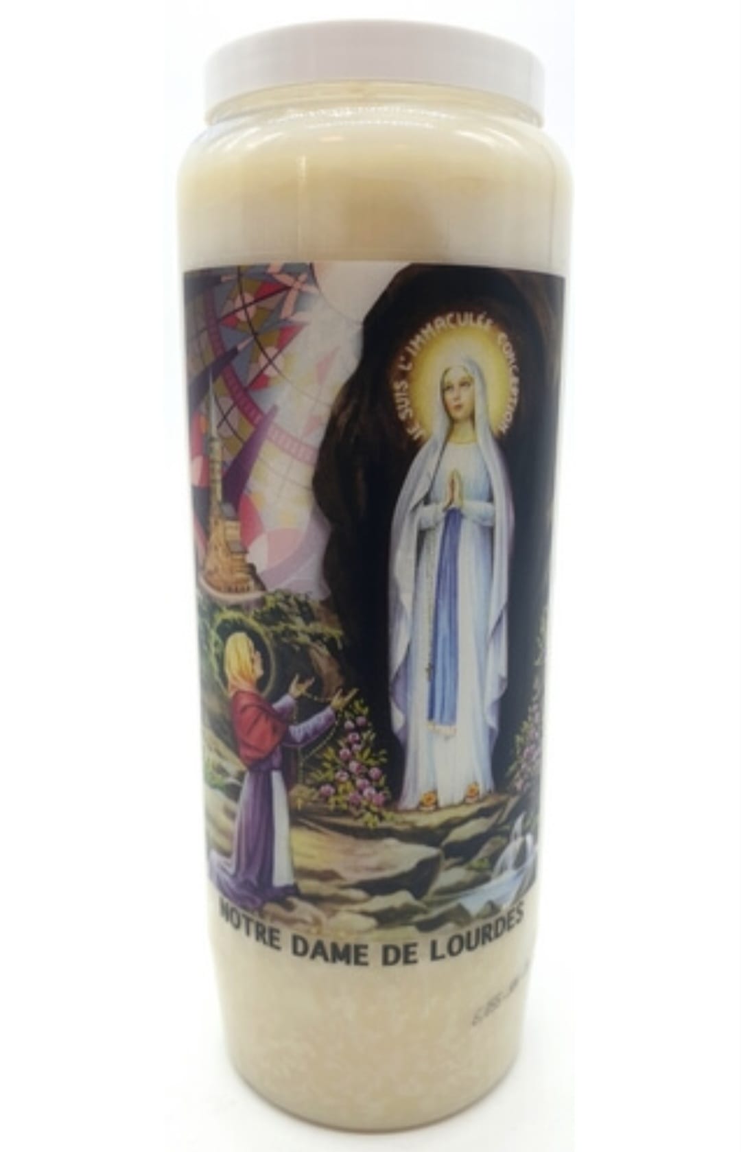 Bougie Neuvaine Notre Dame de Lourdes