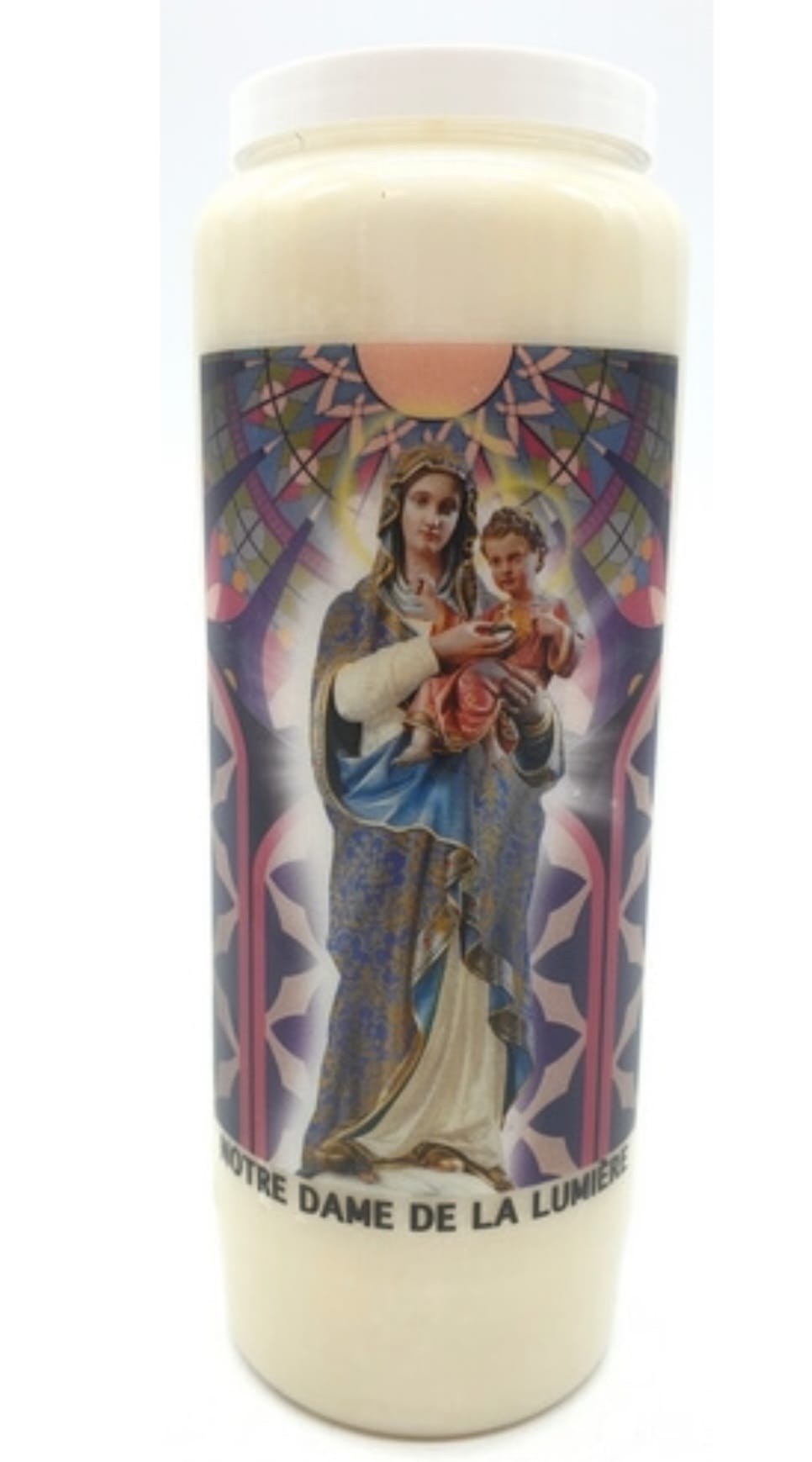 Bougie Neuvaine Notre Dame des Lumières