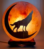Lampe de Sel : Loup et Lune 5 kg