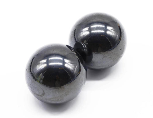 Paire Magnet Hématite Ronde