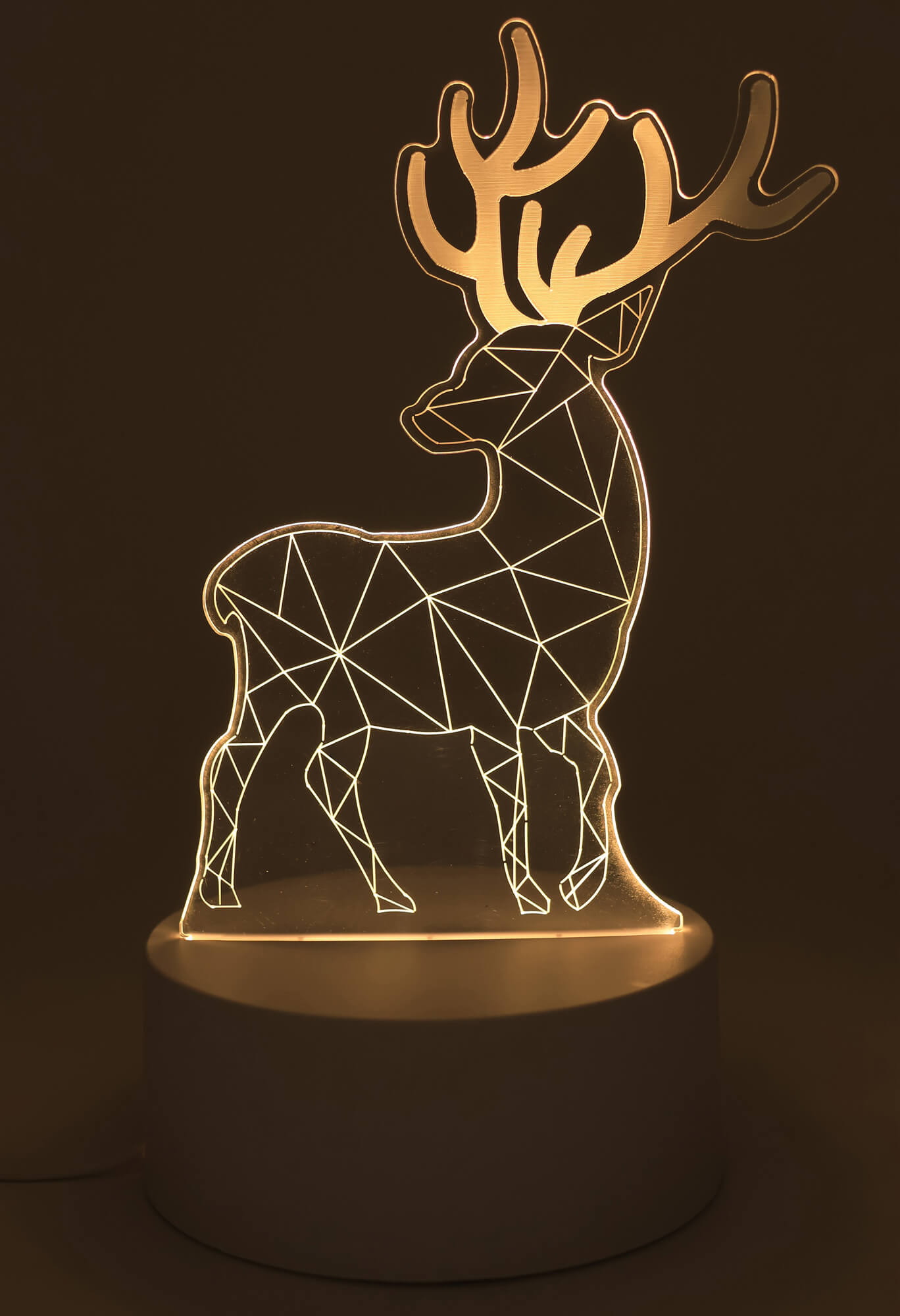 Veilleuse USB Plastique Cerf 16cm