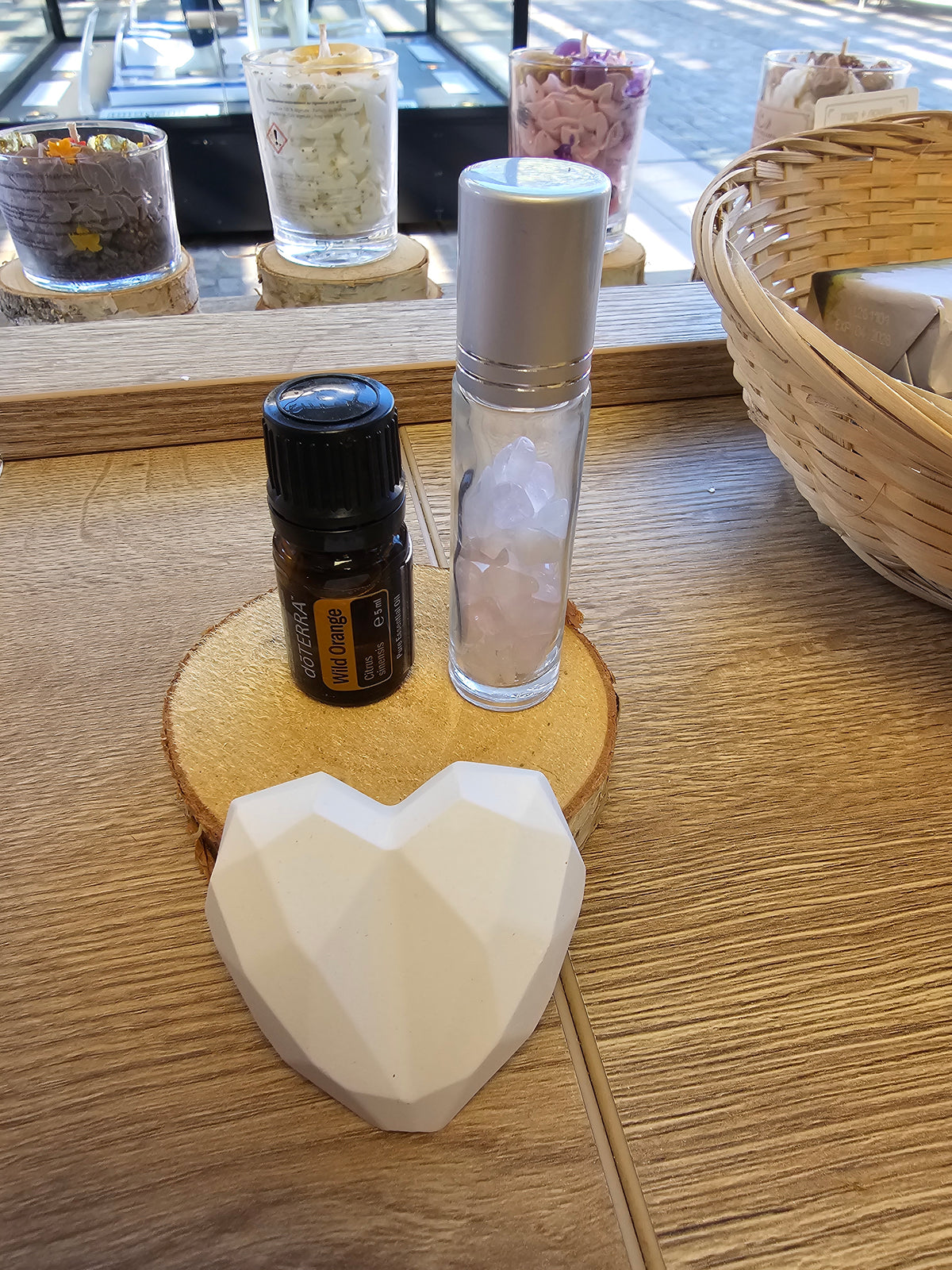 Roll on + huile essentielle orange douce + diffuseur offert 🎁
