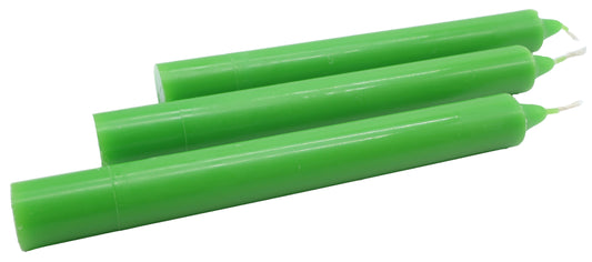 Bougie Teintée Masse 22cm - Vert Pré - À l'unité
