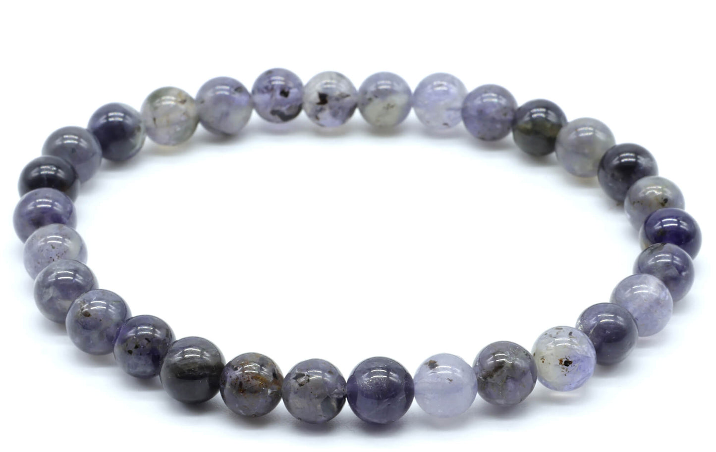Bracelet Cordierite perles 8mm A