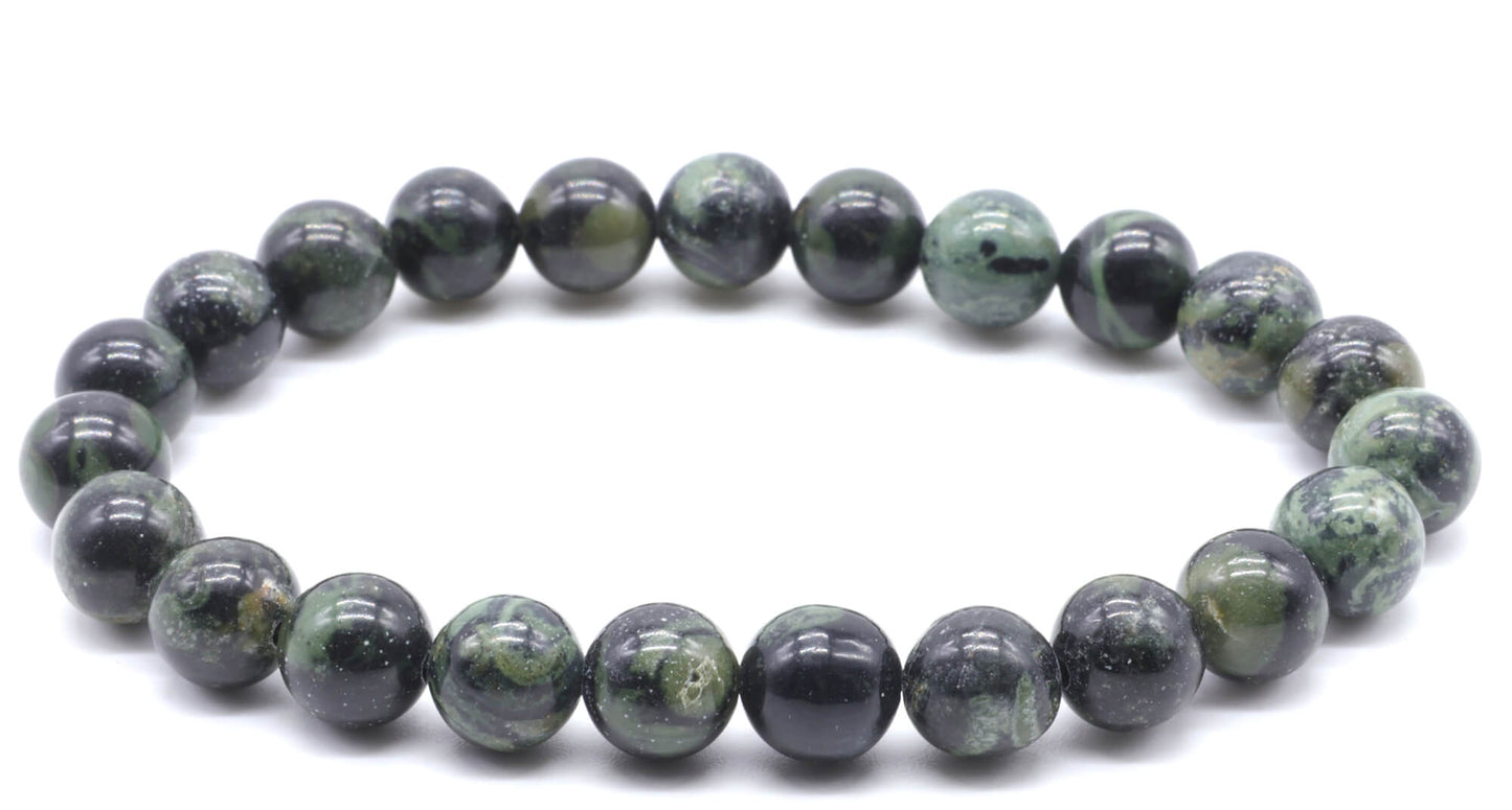 Bracelet Jaspe Kambaba perles 8mm A