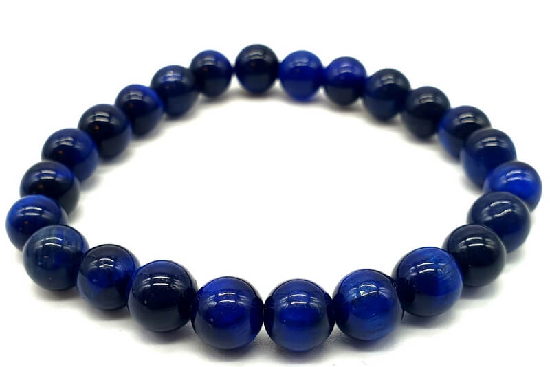 Bracelet Œil de Tigre Bleu