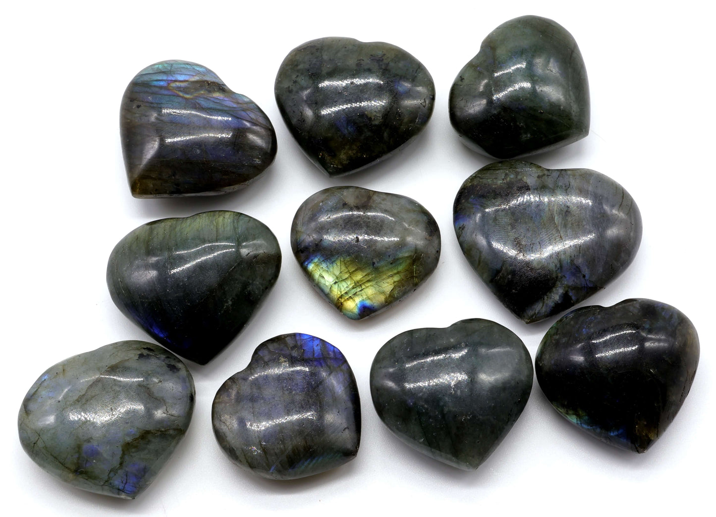 Coeurs Labradorite AAA ( 1 PIÈCE )