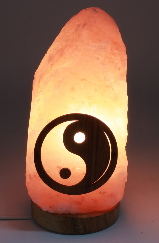 Lampe de Sel Himalaya brute Yin-Yang 1-2KG