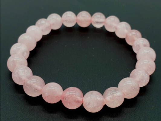 Bracelet Quartz Rose 8mm