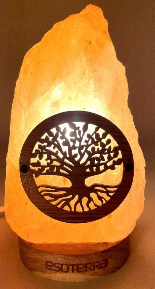 Lampe de Sel Himalaya brute Arbre de Vie 1-2KG