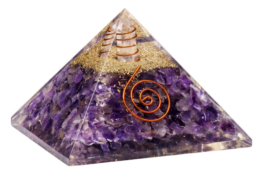 Pyramide Orgonite 'Anti-Stress & Lacher-prise' 6cm