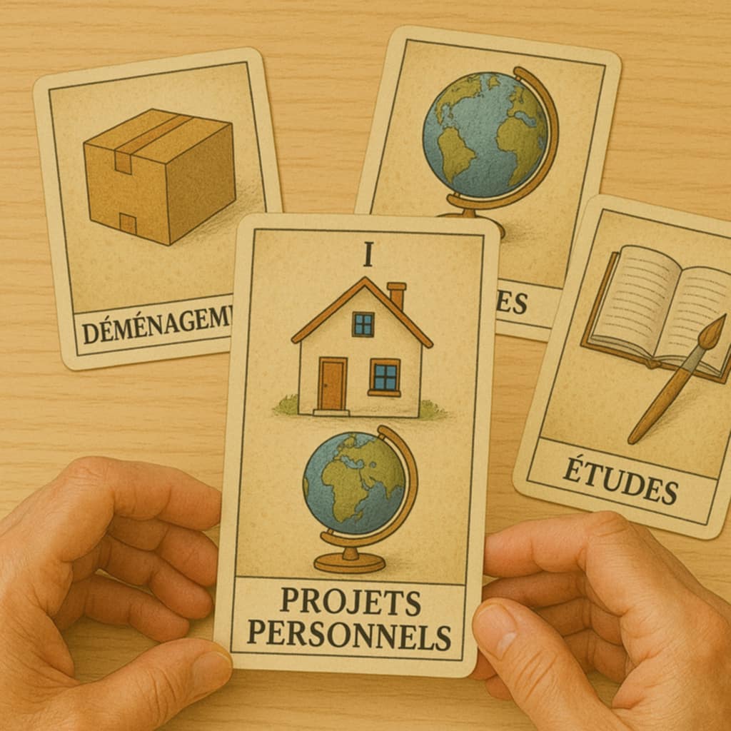 Consultation Domaine projet personnel ( déménagement, voyages, études, création de projet ... ) avec Romain