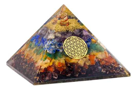 Pyramide Orgonite 'Equilibre & Harmonie' 6cm