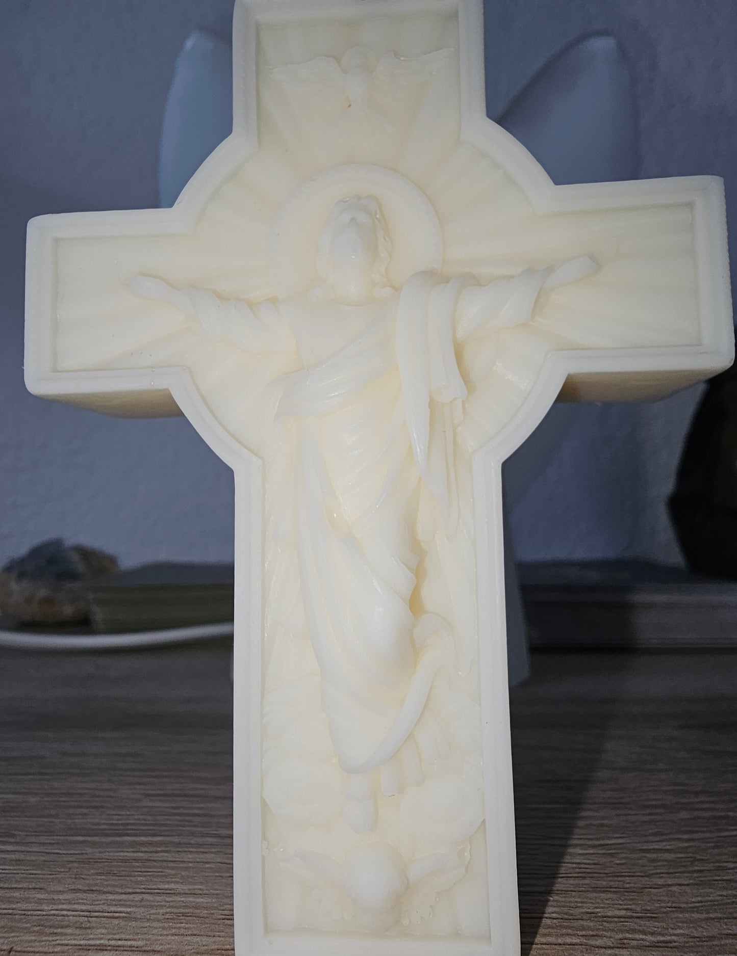 Cire décorative jesus petit format en cire de soja