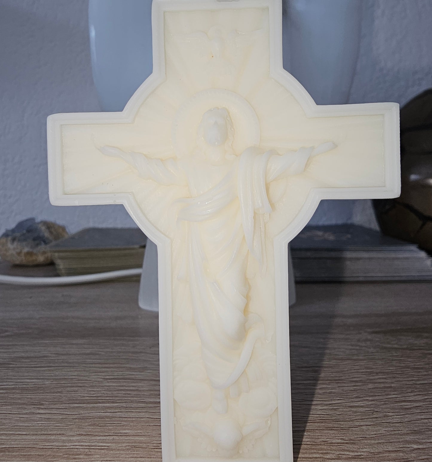 Cire décorative jesus petit format en cire de soja